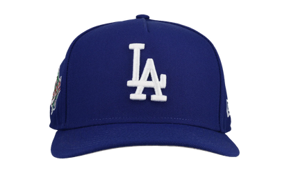 9FIFTY Los Angeles Dodgers 1988 World Series A Frame Snapback Hat "Blue" NE140