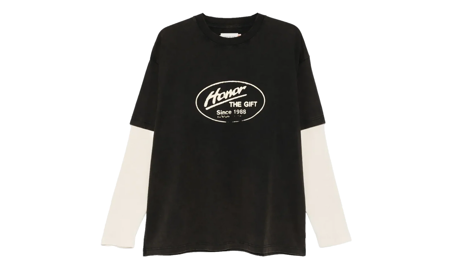 Just Be Long-Sleeve Tee "Black" HTG260198 BLK