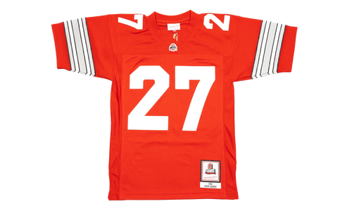 NCAA Eddie George Dark Football Jersey "1995 Ohio State - University Red" LGJY3234 OST95EGRUNRD