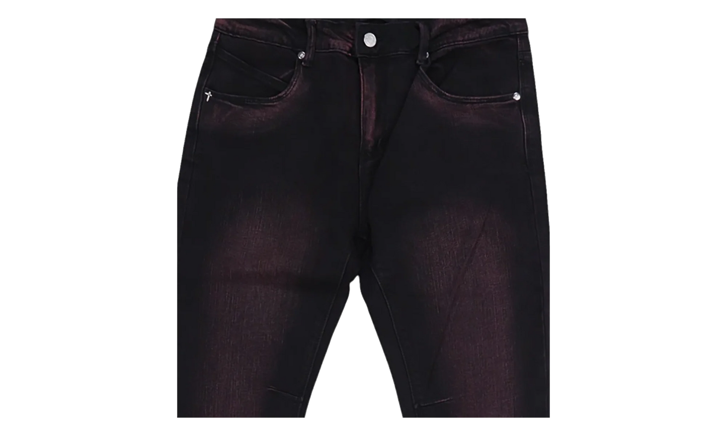 Olivier Highlight Tapered Denim Jeans "Black" MF24D835 B1838BKRDH