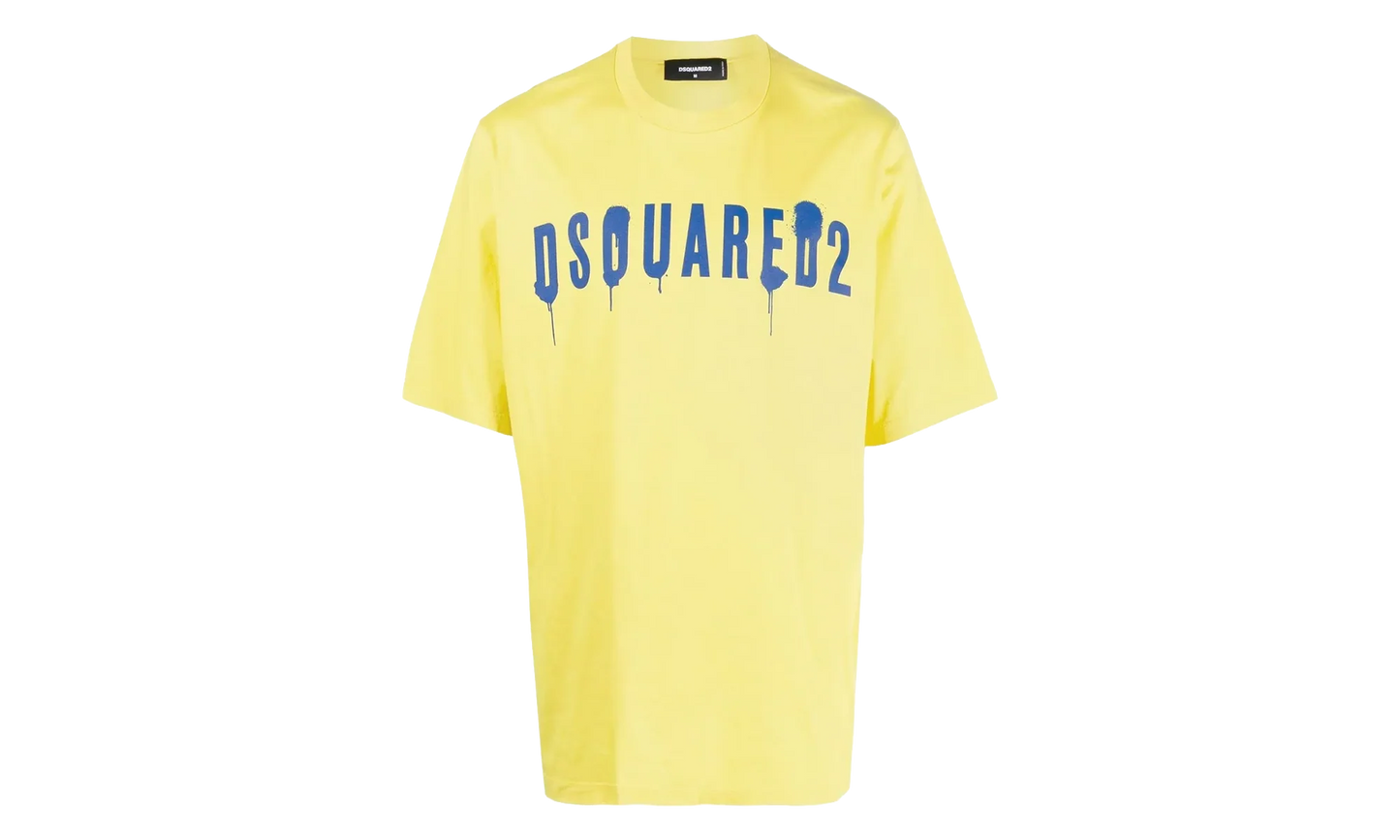Logo Print Crewneck T-Shirt "Yellow" S71GD1282S22427172