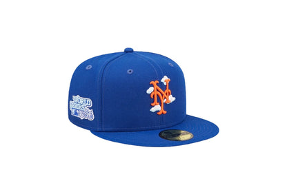 59Fifty MLB New York Mets Comic Cloud Fitted Hat "Blue" 60243852