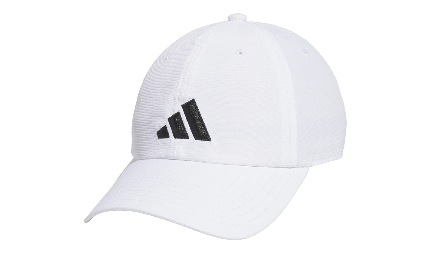Relaxed Strapback Golf Hat "White / Black" C153