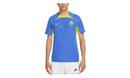 Club America 2022-23 Short Sleeve Strike Top "Blue / Yellow" DM2624 432