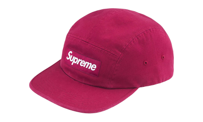 Washed Chino Twill Camp Cap "FW24 - Cranberry" SU27095