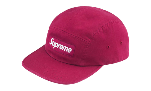 Washed Chino Twill Camp Cap "FW24 - Cranberry" SU27095