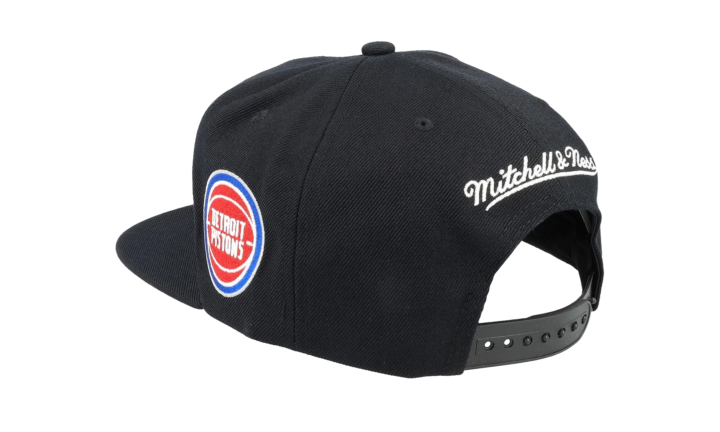 NBA Team Script 2.0 Snapback Cap "Detroit Pistons - Black" HHSS3280 DPIYYPPPBLCK