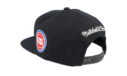 NBA Team Script 2.0 Snapback Cap "Detroit Pistons - Black" HHSS3280 DPIYYPPPBLCK
