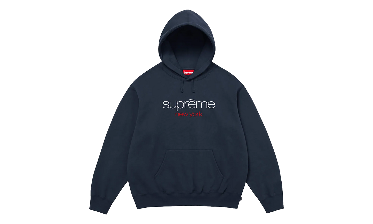 Classic Logo Hooded Sweatshirt "SS26 - Navy" SU27103
