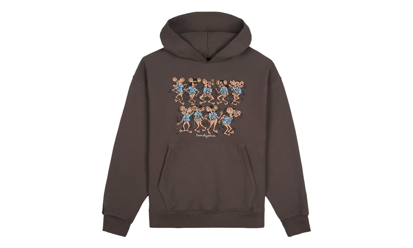 Rat Dance Soundsystem Hoodie "Grey" BDF24T09004090BR20