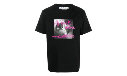 Tornado Type Slim Short-Sleeve Tee "Black / Fuchsia" OMAA027F22JER0141068