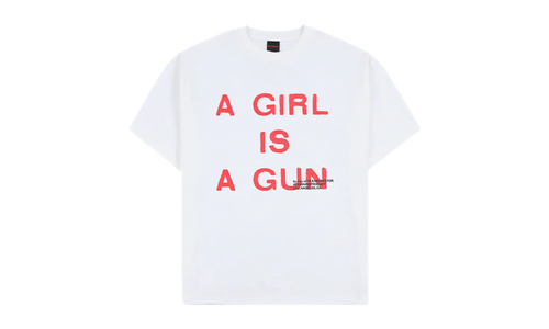 Girl Is A Gun SS Tee "White" P26SP082-WHT