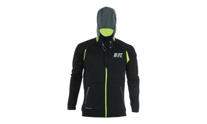 Hyper Elite City Hoodie "Black / Cool Grey / Volt" 716450 010
