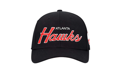 NBA Team Script 2.0 Stretch Snapback Cap "Atlanta Hawks - Black" HHSS3281 AHAYYPPPBLCK