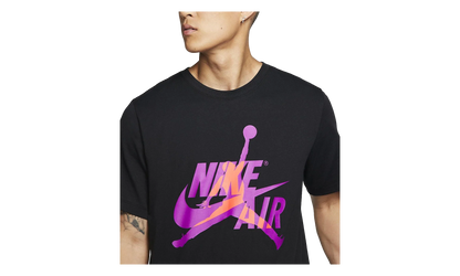 Air Jordan Jumpman Classics Short Sleeve Tee "Carbon Heather / Black" BV5905 012