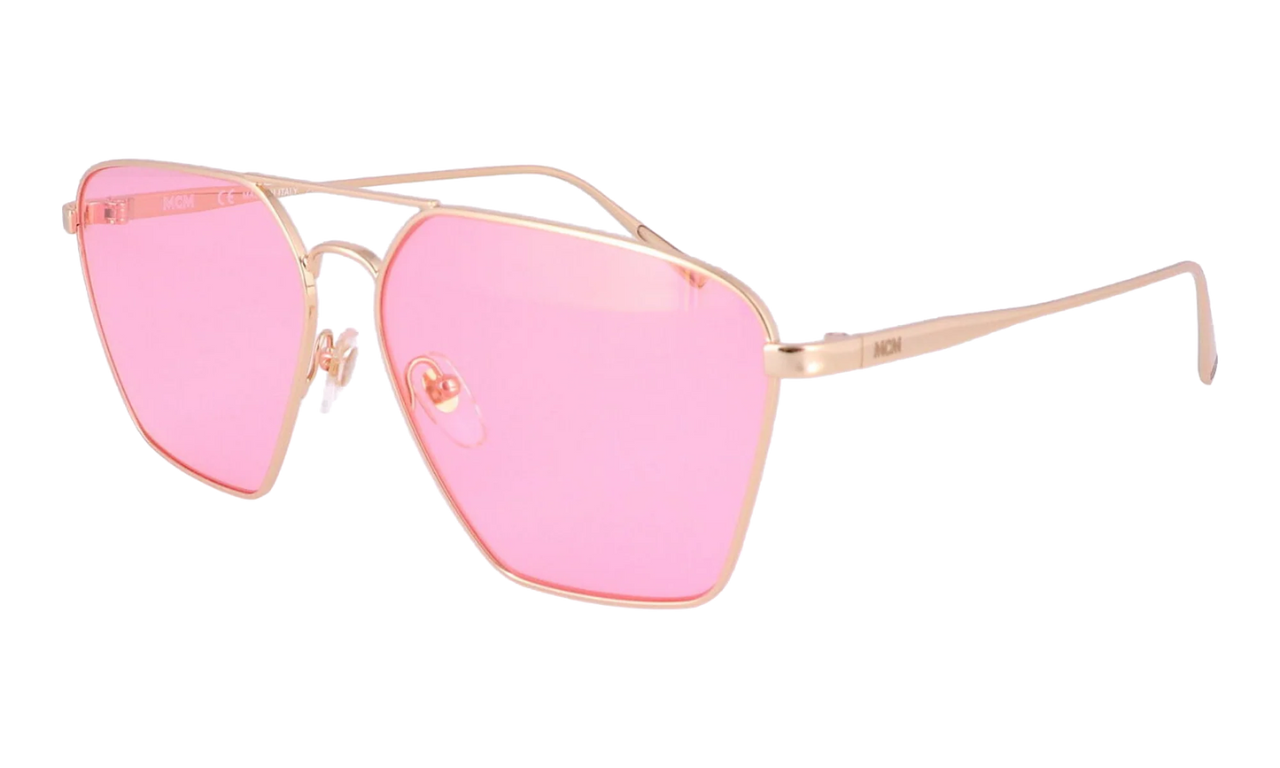 Rectangle Sunglasses "Shiny Gold" MCM130S-726