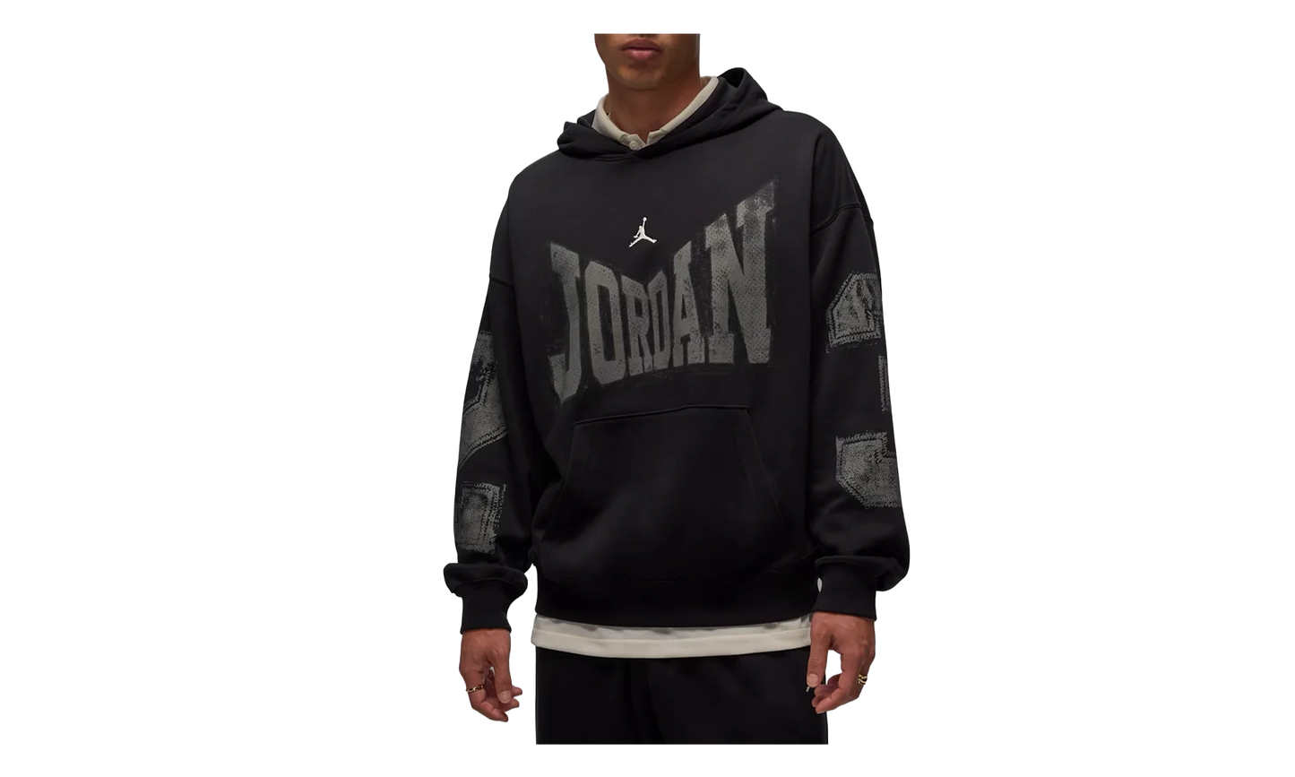 Jordan Brooklyn Collegiate Pullover Hoodie "Black Sail'" HV0093 010