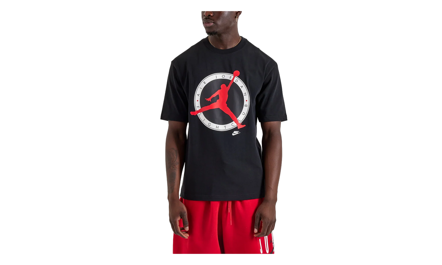 Jordan Flight Club T-Shirt "Black / University Red" IM1352 010