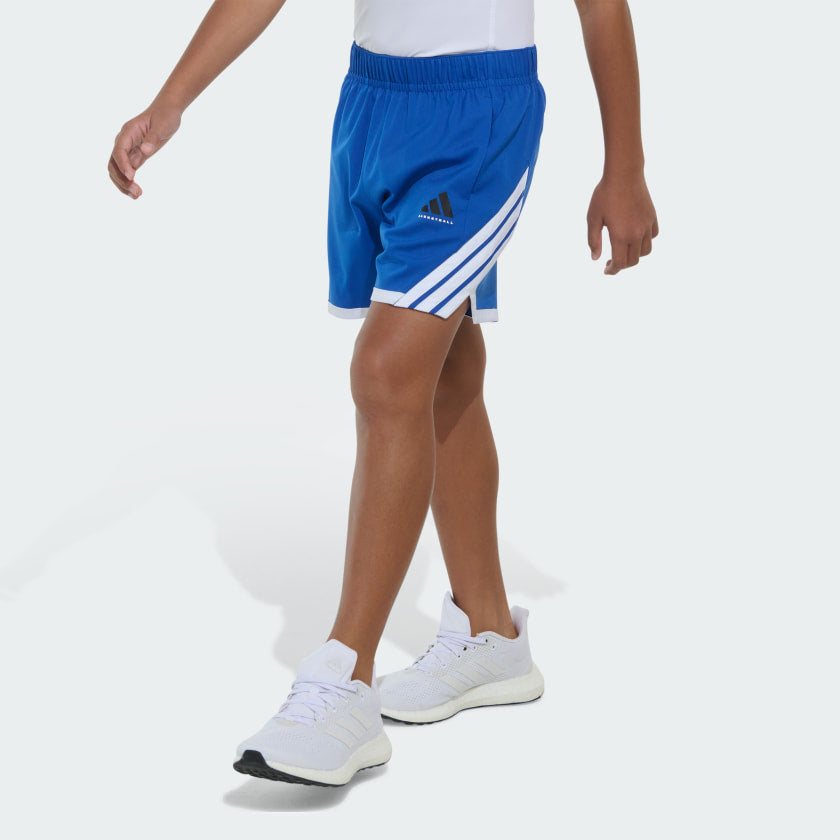 Kids' adidas Elastic Waistband Woven Basketball Select Shorts
