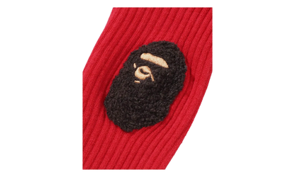Ape Head Socks "Red" 001SOL301001MRED