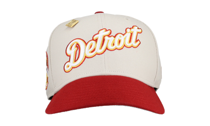 59FIFTY Detroit Tigers April 4th Collection Tiger Stadium Patch Fitted Hat "White / Red" 123451295289