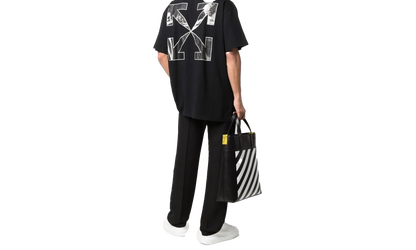 Caravag Arrow Over Short-Sleeve Tee "Black" OMAA038C99JER00 51001