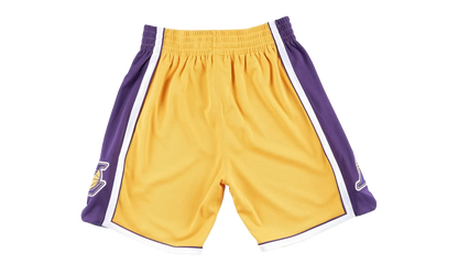 NBA Swingman Basketball Shorts "2009-10 Los Angeles Lakers - Gold" LALLTGD09