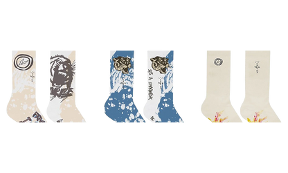 CJ X Fragment 3 Pack Socks "Cactus Jack x Fragment" CJFR AS15