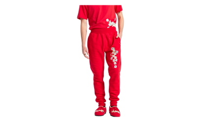Scrabble Reverse Weave Jogger Pants "Scarlet" P3700 590723040