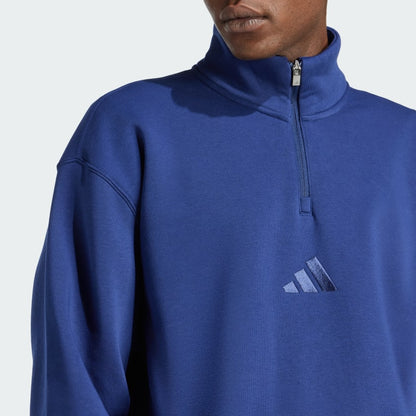 Men's adidas ALL SZN Fleece 1/4-Zip Crew Sweatshirt