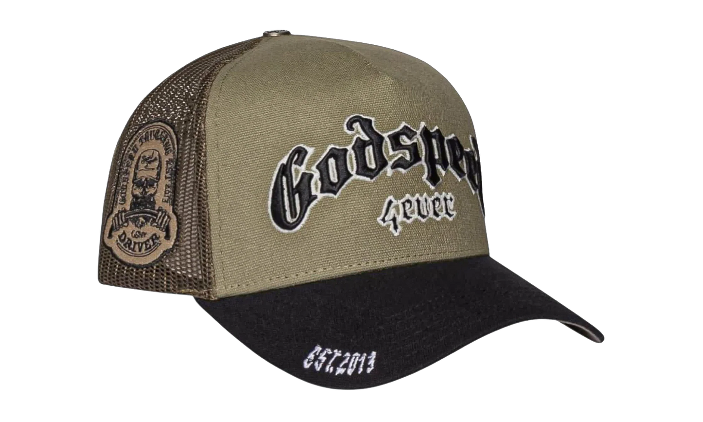 GS Forever Trucker Hat "Olive / Black" GS136