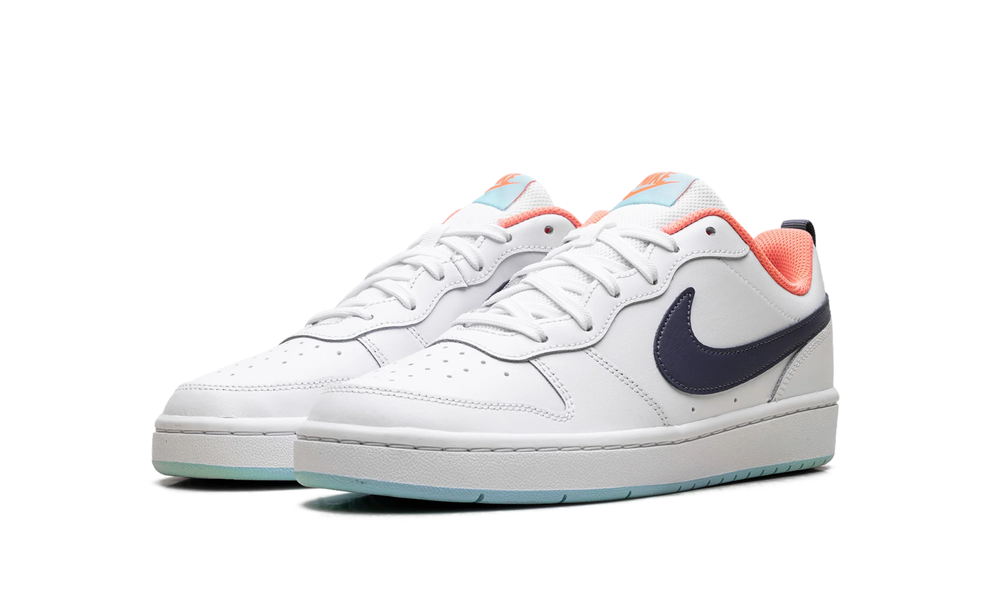 Court Borough Low 2 GS "White Navy" BQ5448 112