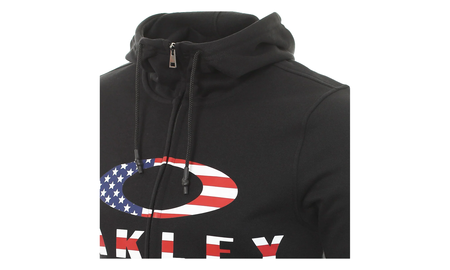 Bark Full Zip Hoodie "Black / American Flag" 461643 01V