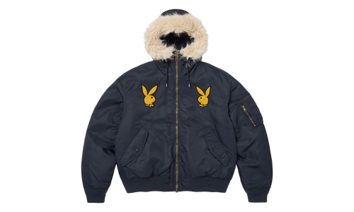 Playboy® Hooded MA-1 "SS26 - Navy" SU27111