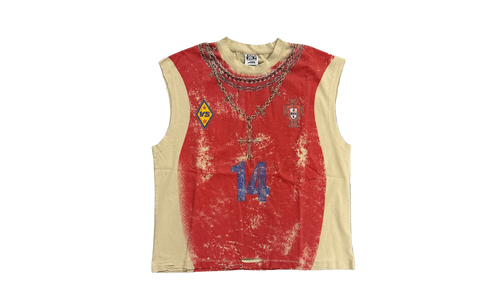 Muscle Sleeveless T-Shirt "Red" EDHCMBSF