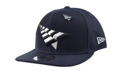 Paper Planes Old Crown Snapback Hat "Navy" NE459