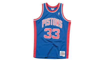 NBA Grant Hill Swingman Road Jersey "1995 Detroit Pistons - Royal" SMJYAC18025 DPIROYA95GHI