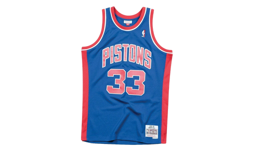 NBA Grant Hill Swingman Road Jersey "1995 Detroit Pistons - Royal" SMJYAC18025 DPIROYA95GHI