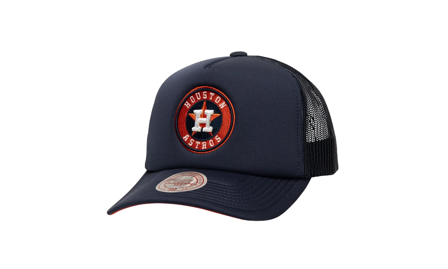 MLB Evergreen Trucker Snapback Cap "Houston Astros - Navy" HHSS7338 HASYYPPPNAVY