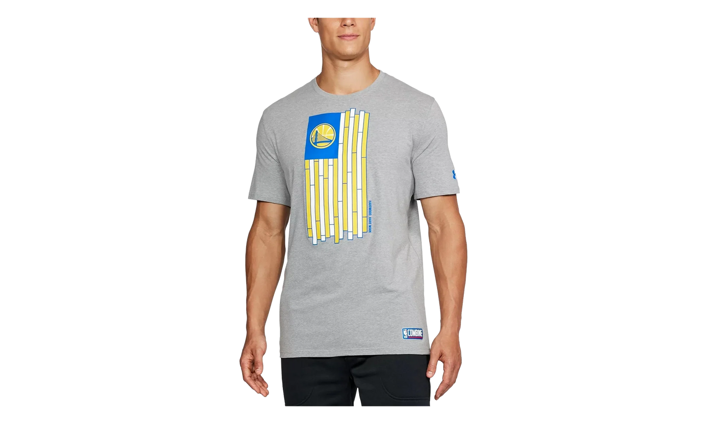 NBA Golden State Warriors HeatGear T-Shirt "Gray" 1304482 339