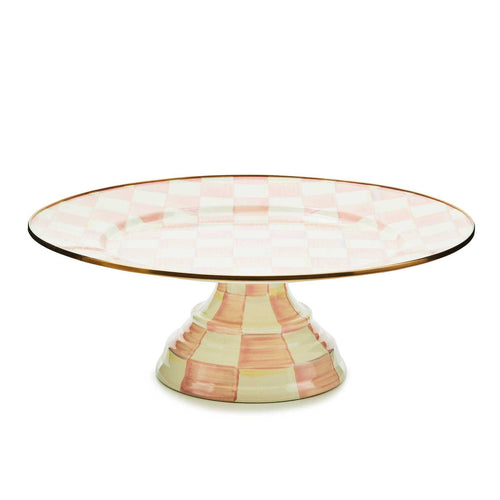 Rosy Check Large Pedestal Platter
