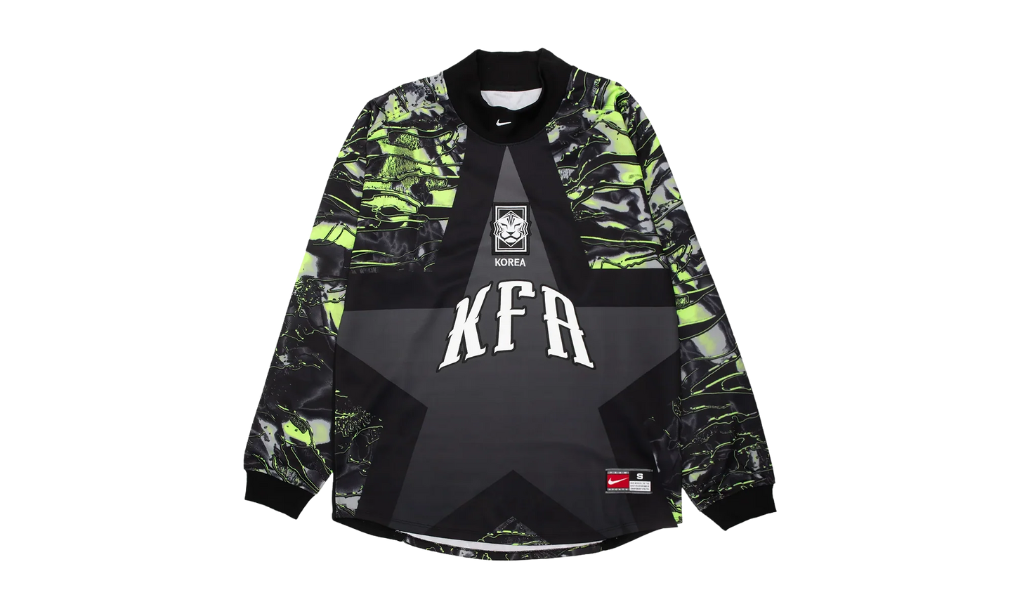 Korea Authentic Goalkeeper Football T-Shirt "Black / Black / White" IO0788 010