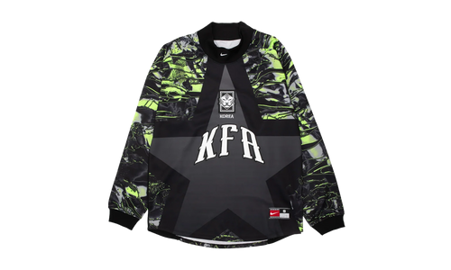 Korea Authentic Goalkeeper Football T-Shirt "Black / Black / White" IO0788 010