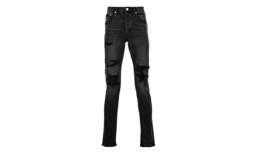 P001 Distress Jeans "Worn Black" P001 WBDI222