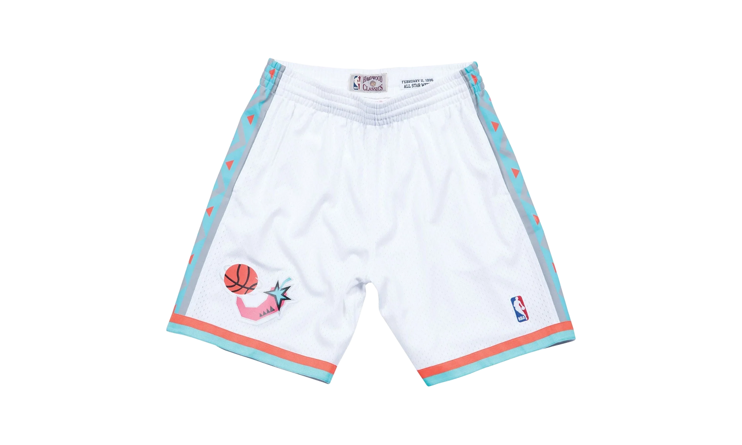 NBA Swingman Shorts "1996 All-Star West - White" SMSHCP19225 ASWWHIT96