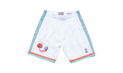 NBA Swingman Shorts "1996 All-Star West - White" SMSHCP19225 ASWWHIT96
