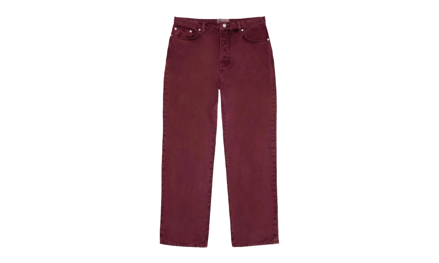 Washed Canvas Classic Jean "WINE" 116659 WINE