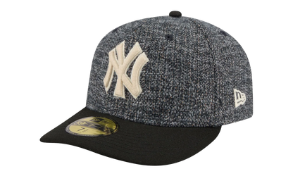 59FIFTY New York Yankees MLB Fitted Hat "Tweedy Cotton Black" NE463