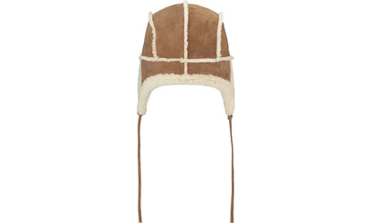 Shearling Lined Earflap Cap "FW25 - Tan" SU26792