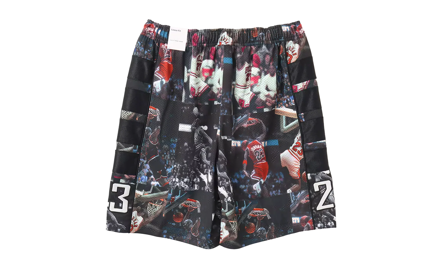 Jordan Flight AOP Printed Cat Scratch Shorts "Black" IF1841 010